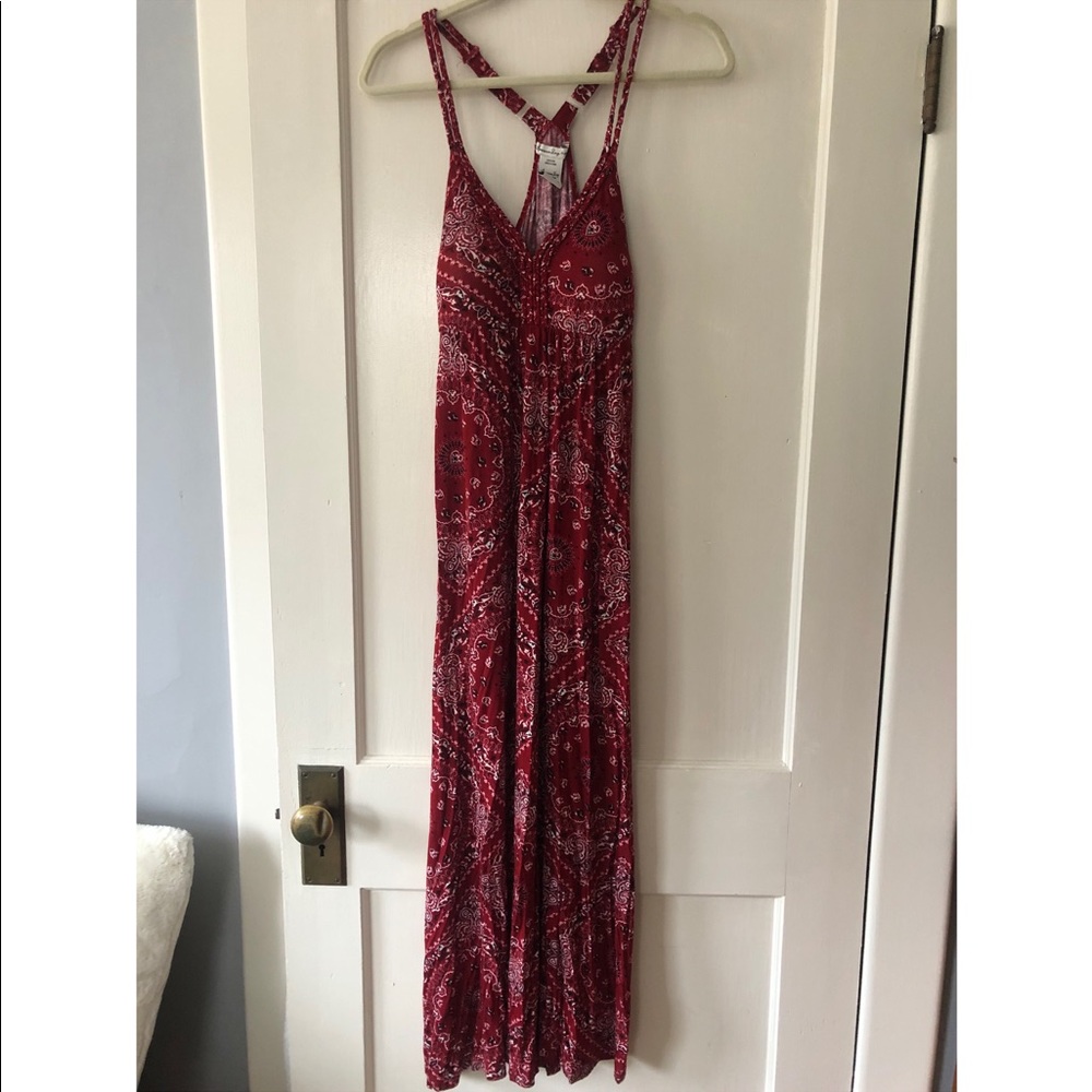 American Rag Red Bandana Dress